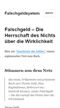 Mobile Screenshot of falschgeldsystem.de